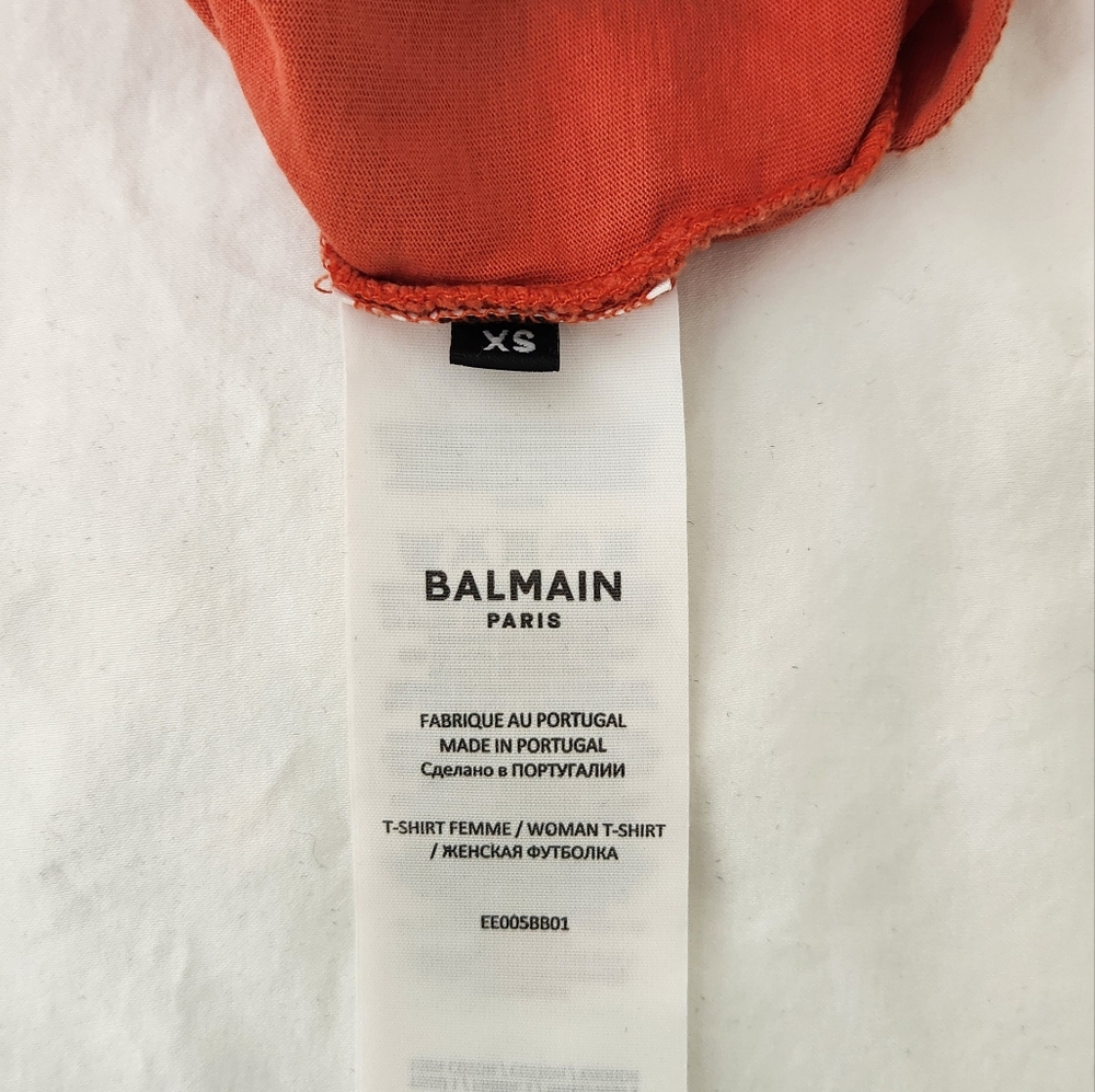 Balmain Cropped Tee - Picture 3 of 3
